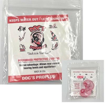 DOCS PROPLUGS Kulak Tıkacı, Poşetli, Deliksiz,Yüzme için, Çocuk Size