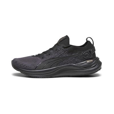 Puma Electrify Nitro 3 Knit Kadın Koşu Ayakkabısı - Puma Black/Strong Gray