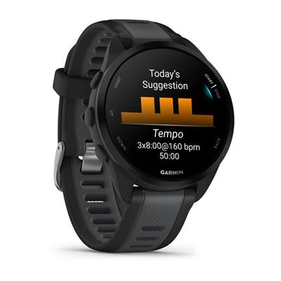 Garmin Forerunner 165 Akıllı Koşu Saati - Siyah/Slate Gri