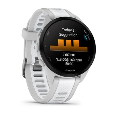 Garmin Forerunner 165 Music Akıllı Koşu Saati - Sis Grisi/Beyaz
