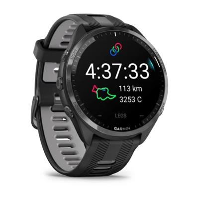 Garmin Forerunner 965 Akıllı Koşu Saati- Karbon Gri DLC Titanyum - Siyah | Gri