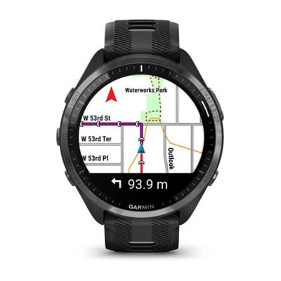 Garmin Forerunner 965 Akıllı Koşu Saati- Karbon Gri DLC Titanyum - Siyah | Gri