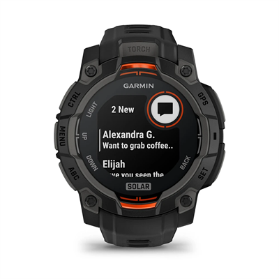 Garmin Instinct 3 – 45 mm, Solar – Siyah
