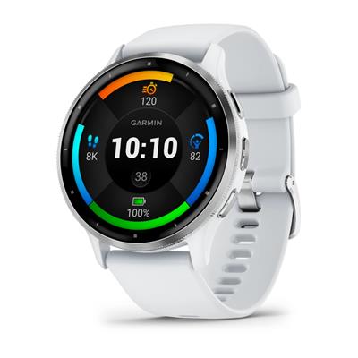 Garmin Venu 3 Akıllı Saat - Gümüş / Beyaz Kayışlı