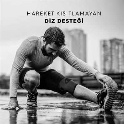 KS7 Performans Diz Koruyucu Siyah