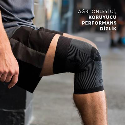 KS7 Performans Diz Koruyucu Siyah