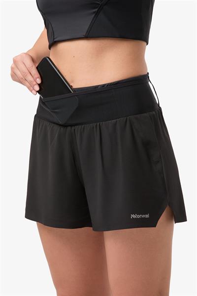 NNormal Race Shorts W Kadın Koşu Şortu - Siyah