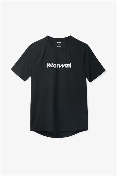 NNormal Race T-Shirt NN Erkek Koşu Tişörtü - Siyah