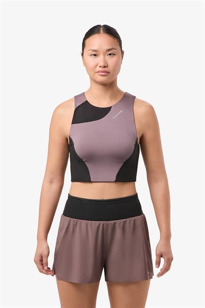 NNormal Trail Cropped Top Kadın Koşu Atleti - Mor