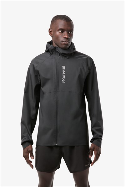 NNormal Trail Rain Erkek Koşu Ceketi - Siyah