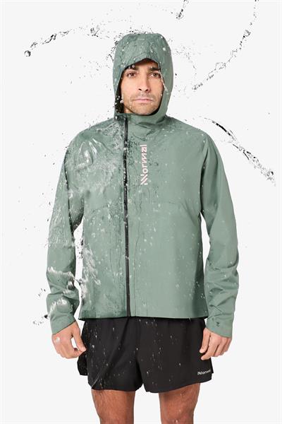 NNormal Trail Rain Erkek Koşu Ceketi - Yeşil