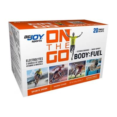 On The Go Body:Fuel Elektrolit ve Karbonhidrat Tozu Portakal Aromalı Kutu (20 Adet)