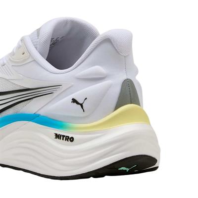 Puma Electrify Nitro 4 Erkek Beyaz Yol Koşusu Ayakkabısı
