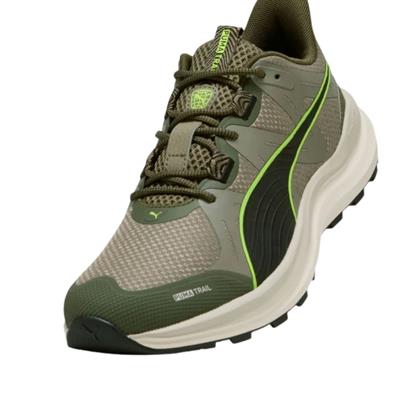 Puma Reflect Lite Trail Erkek Yeşil Yol Koşusu Ayakkabısı