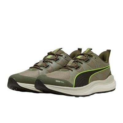 Puma Reflect Lite Trail Erkek Yeşil Yol Koşusu Ayakkabısı