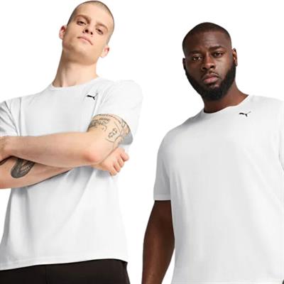 Puma Tad Ess Solid Cat Lc Erkek Beyaz Koşu Tişört