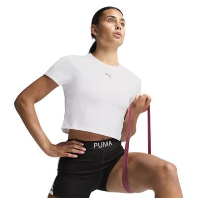 Puma Tad Essential Baby Kadın Beyaz Koşu Tişört