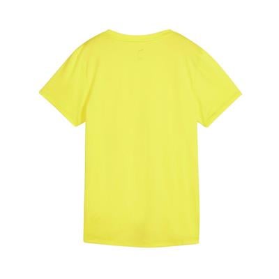 Puma Tad Essential Crew Kadın Sarı Koşu Tişört