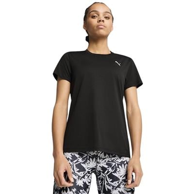 Puma Tad Essential Crew Kadın Siyah Koşu Tişört