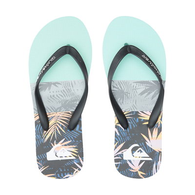 Quiksilver Erkek Terlik Molokai Panel Siyah Kamuflaj