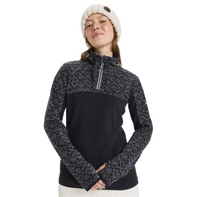 Roxy Kadın Polar Sayna Half Zip Siyah