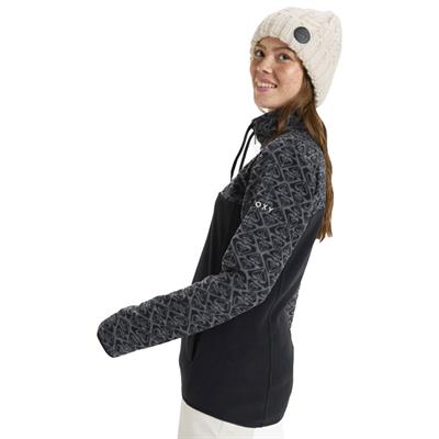 Roxy Kadın Polar Sayna Half Zip Siyah