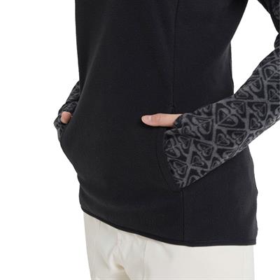 Roxy Kadın Polar Sayna Half Zip Siyah