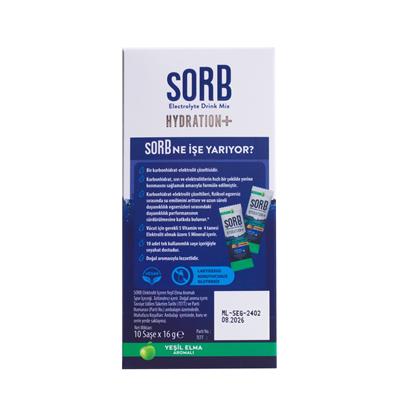 SORB Elektrolit Tozu Green Apple Kutu (10 Adet)