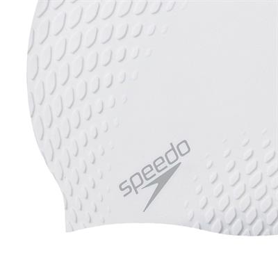 Speedo Bubble Active Yüzücü Bonesi - Beyaz