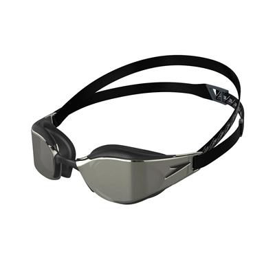 Speedo Fastskin Hyper Elite Mirror Yüzücü Gözlüğü - Siyah/Krom