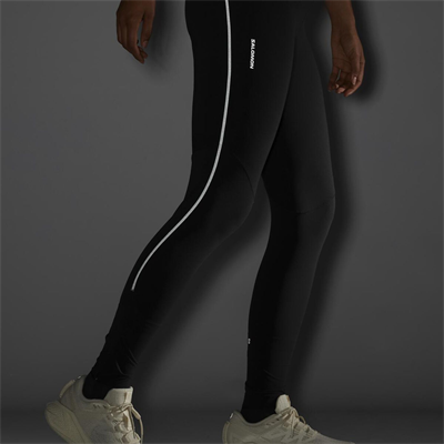 Salomon Sense Stow Tights Kadın Siyah Koşu Taytı