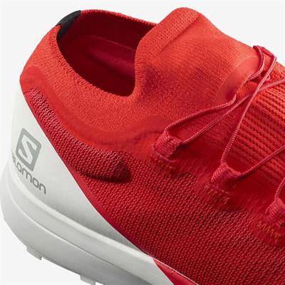 Salomon Unisex Patika Koşusu Ayakkabısı S/Lab Sense 8 Kırmızı/Beyaz