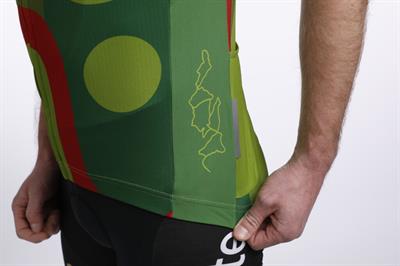 Santini 20ᵗʰ Anniversary Dragon Ride Bisiklet Forması GF94075C24DRA