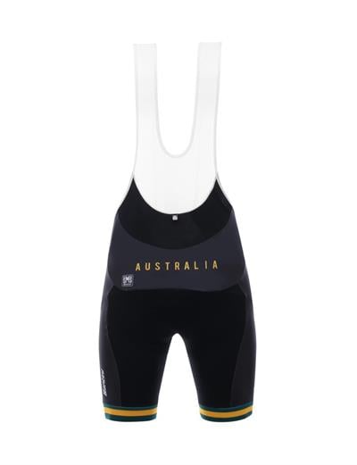 Santini Australia National Team Official Erkek Askılı Bisiklet Taytı RE1075MAX7AS