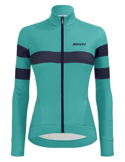 Santini Coral Bengal Kadın Termal Kışlık Bisiklet Forması 2W216175CORALBENG
