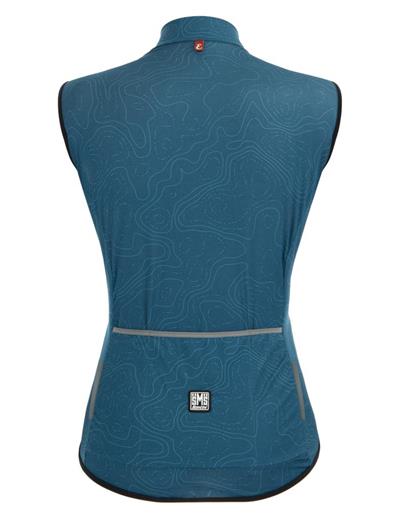 Santini EROICA NEBULA OPERA Kadın Rüzgarlık Yelek ER542L75NEBULOPER