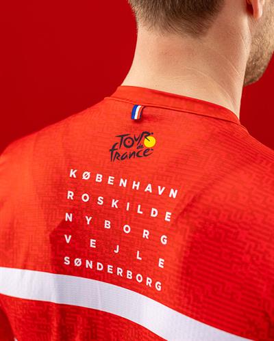 Santini GRAN DÉPART COPENHAGUE Tour De France Özel Seri Bisiklet Forması RE94075CGDC2TDF