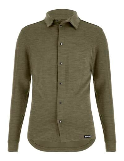 Santini Gravel Yün Gömlek