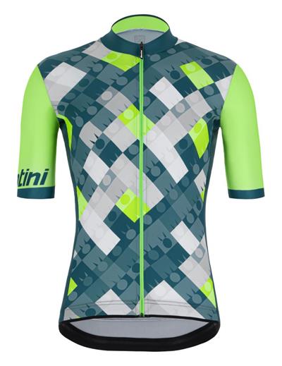 Santini Ironman SS Jersey Erkek Kısa Kol Forma 9I94075RVIS Ironman VIS Design