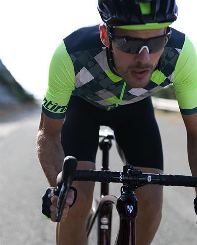 Santini Ironman SS Jersey Erkek Kısa Kol Forma 9I94075RVIS Ironman VIS Design