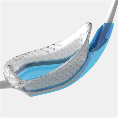 Speedo Aquapulse Pro Yüzücü Gözlüğü - Beyaz/Mavi