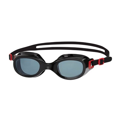 Speedo Futura Classic Yüzücü Gözlüğü - Kırmızı/Duman
