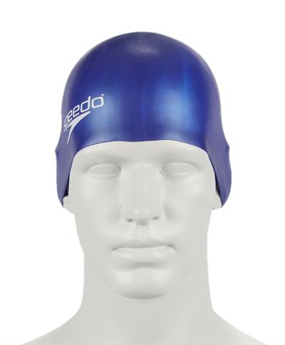 Speedo Silicon Swim Cap Blue Unisex Çocuk Mavi Yüzücü Bonesi