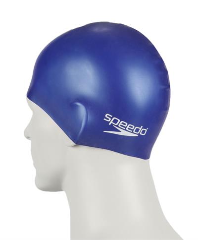 Speedo Silicon Swim Cap Blue Unisex Çocuk Mavi Yüzücü Bonesi