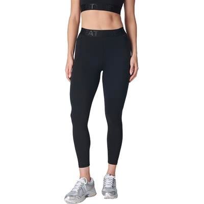 Sweaty Betty Kadın Koşu Tayt Power 7/8 Elastic Waist Gym Leggings Siyah