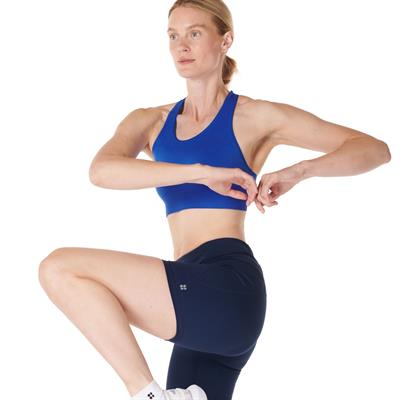 Sweaty Betty Power 6 Biker Shorts Kadın Beyaz Koşu Şortu