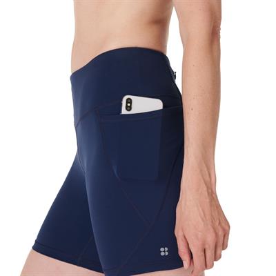 Sweaty Betty Power 6 Biker Shorts Kadın Beyaz Koşu Şortu