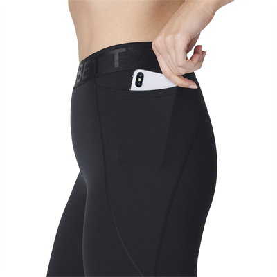Sweaty Betty Kadın Koşu Tayt Power 7/8 Elastic Waist Gym Leggings Siyah