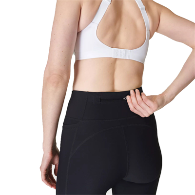 Sweaty Betty Zero Gravity 7/8 Illuminate Run Kadın Siyah Koşu Taytı