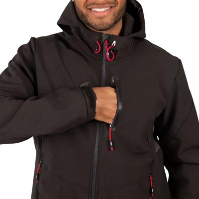 Trespass Marlon B - Softshell Tp75 Erkek Siyah Softshell